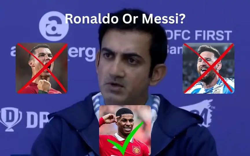 When Gautam Gambhir Shocked The Internet Choosing Rashford Over Ronaldo Or Messi