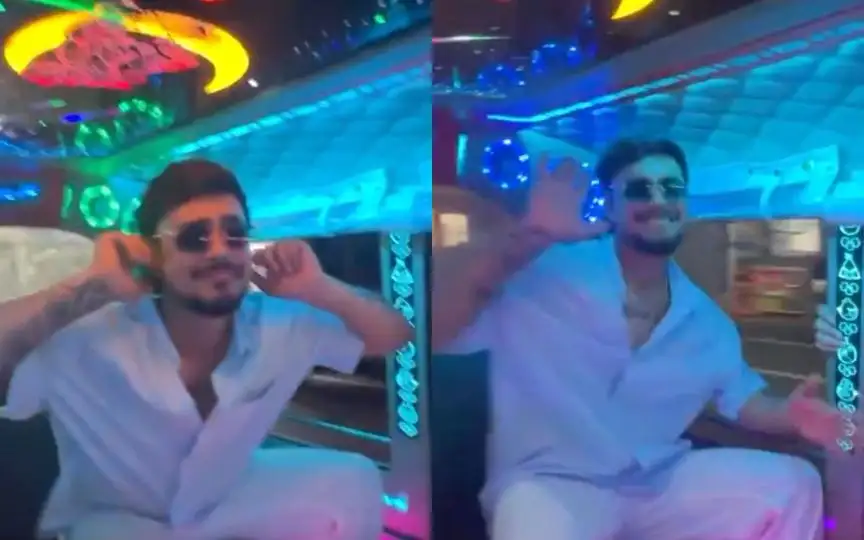 Ishan Kishan Caught Grooving Wildly To Bhojpuri Song In A Moving Rickshaw Ishan Kishan Caught Grooving Wildly To Bhojpuri Song In A Moving Rickshaw
