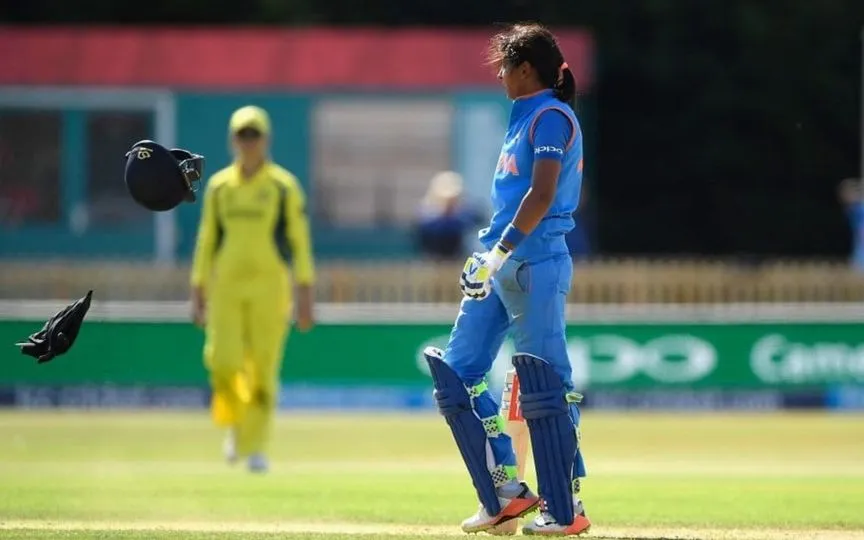 Harmanpreet Kaur 171* vs Australia. [Source - SirJadeja/x.com]