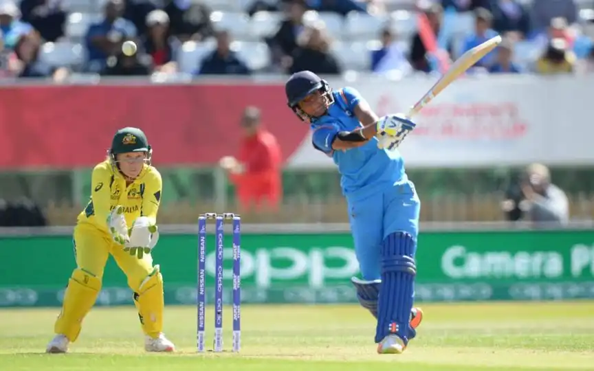 Harmanpreet Kaur vs Australia 2017 WC SF. [Source - BCCI Women]