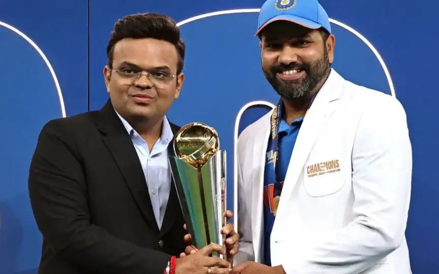 Rohit Sharma and Jay Shah - (Source : @Johns/X.com)