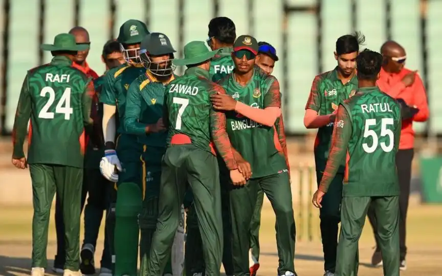 SA U19 vs BAN U19 (Source: @cricket97bd/X.com)