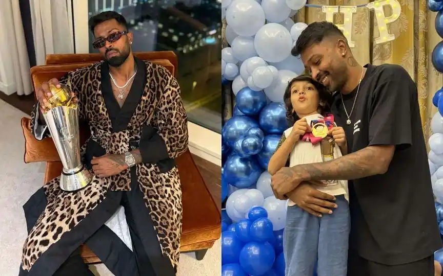 'Kung-Fu' Pandya Styles in Iconic Chain and Earings (X.com/@hardikpandya7) 