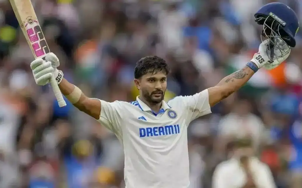 Nitish Kumar Reddy suffered a knee injury. [Source - ImTanujSingh/x.com]
