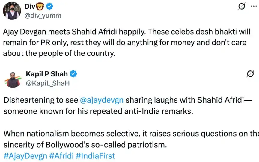 Fan tweets [Source: @div_yumm, @KapiL_ShaH/X.com]