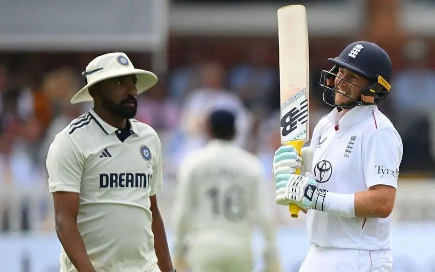 Mohammed Siraj and Joe Root - (Source : @JoeRoot66/X.com)
