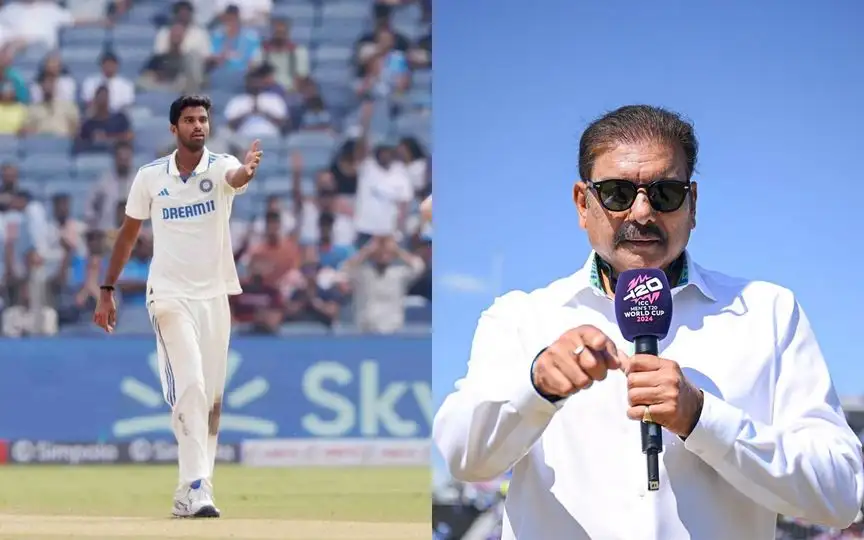 Ravi Shastri Hails Washington Sundar (Source: @CricCrazyJohns/x.com, @KKRiders/x.com)
