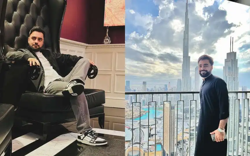 Rashid Khan fluanting his luxurious residence (X.com/@rashidkhan_19)