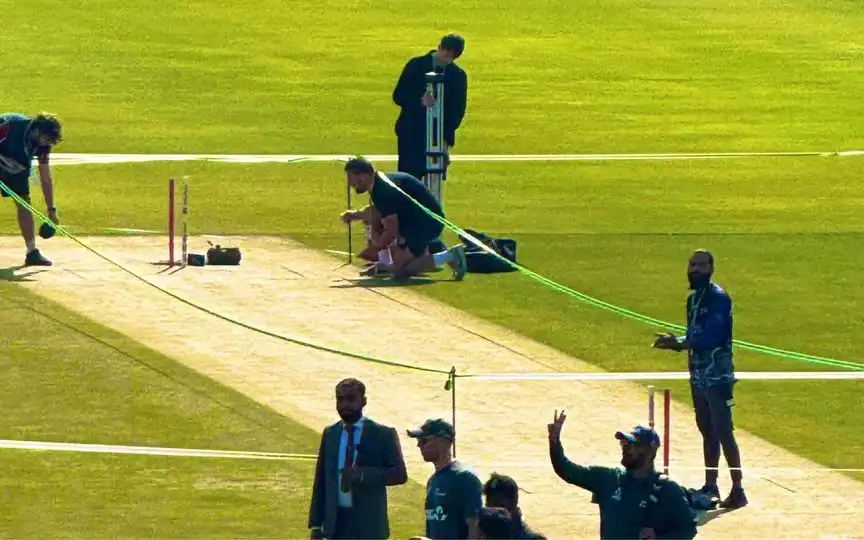 Gaddafi Stadium Pitch (Source:@iamAhmadhaseeb,x.com)