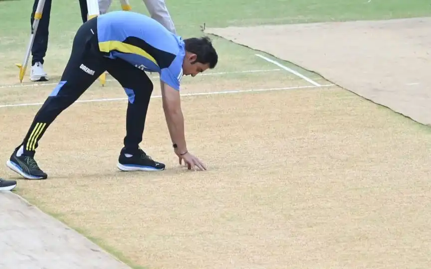 MA Chidambaram Stadium Pitch Report (Source:@TOIChennai,x.com)