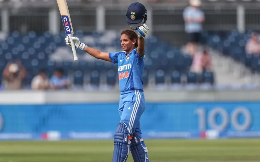 Harmanpreet Kaur century - (Source : @BCCIWomen/X.com)