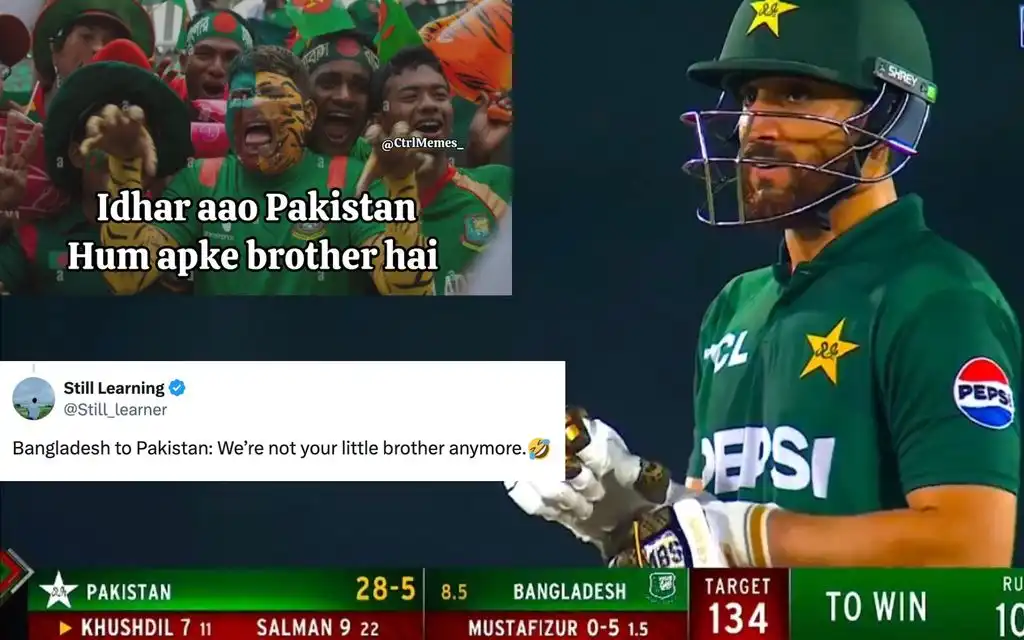 Pakistan trolled by fans [Source: @ctrlmemes_, @Still_learner, @UmpireFourth/X.com]