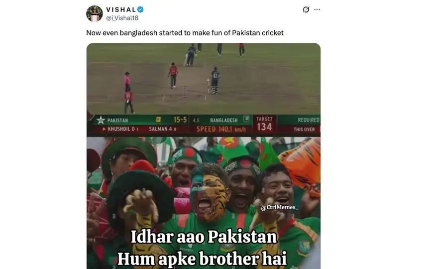 प्रशंसक ट्वीट [स्रोत: @i_Vishal18/X.com]