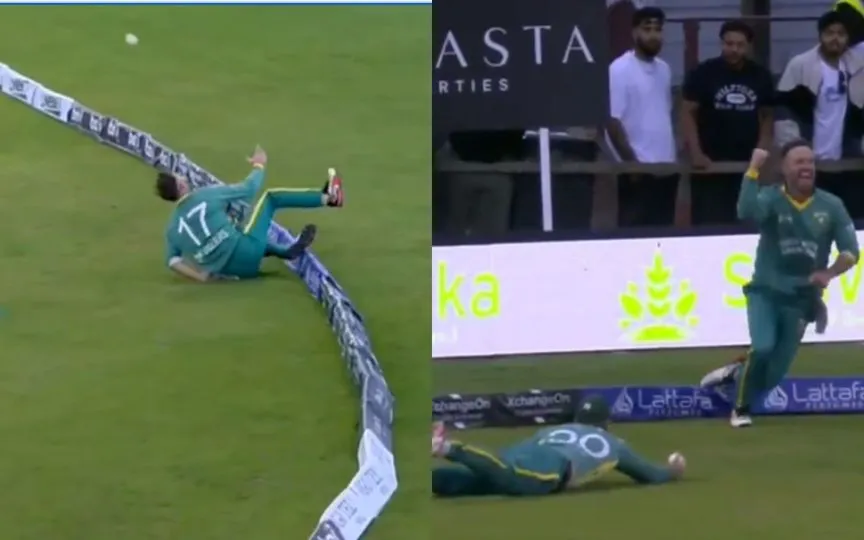 AB de Villiers shows off athleticism at 41 in WCL [Source: @worldchampionshipoflegends/Instagram]