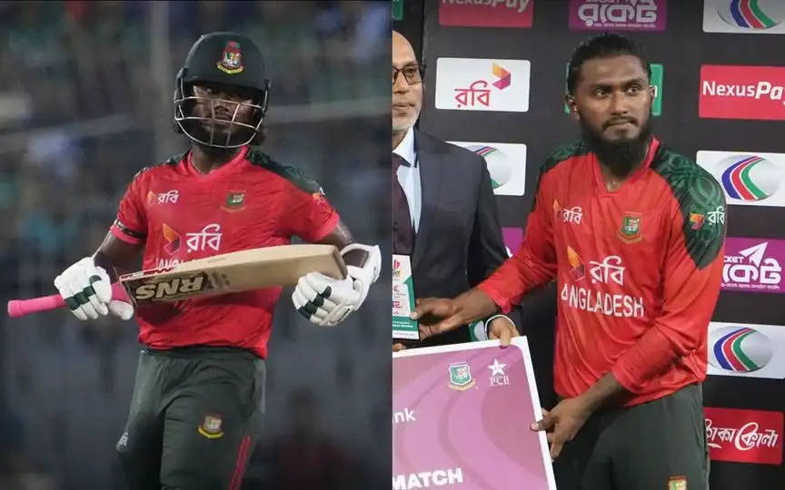 Jaker Ali in action against Pakistan [Source: @BCBtigers/x]