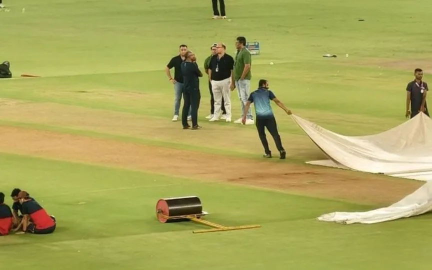 Rajiv Gandhi International Cricket Stadium​ Pitch Report (Source:@HiHyderabad,x.com)