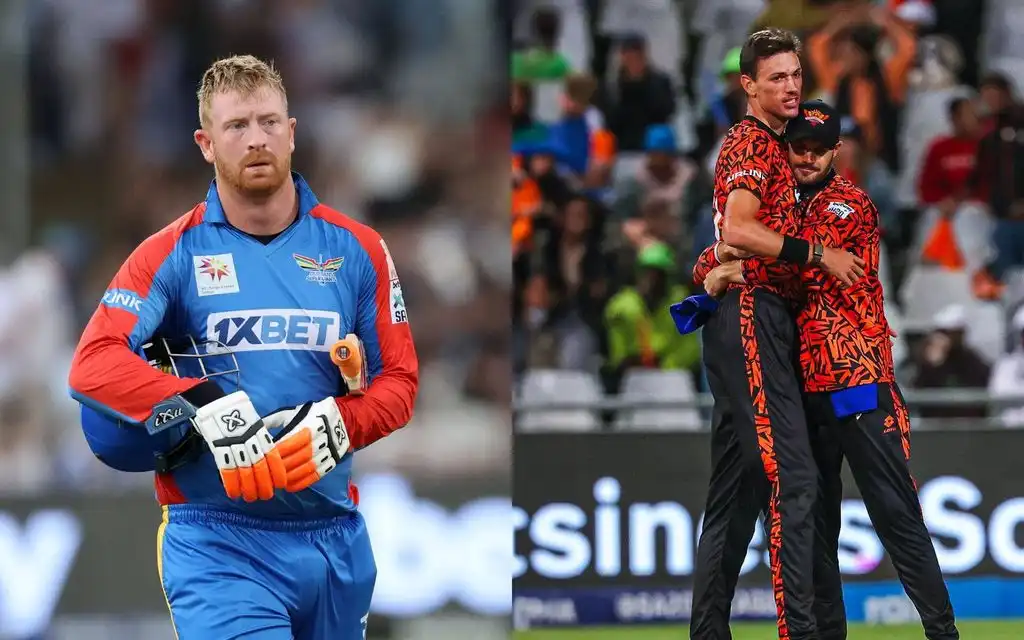 Heinrich Klaasen, Marco Jansen and Aiden Markram [Source: @DurbansSG, @SunrisersEC/x]