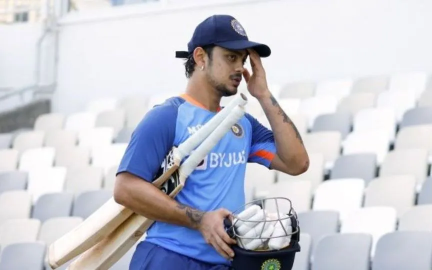 Ishan Kishan injured [Source: @SPORTYVISHAL/x.com]
