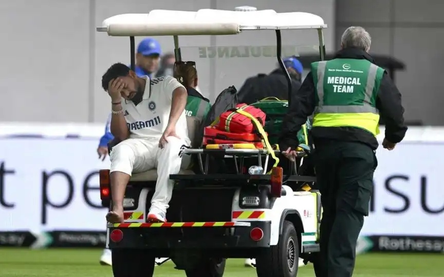 Rishabh Pant fracture - (Source : @Johns/X.com)