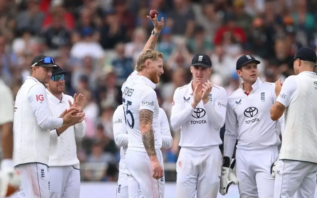 Ben Stokes bagged a fifer [Source: @Saabir_Saabu01/x.com]