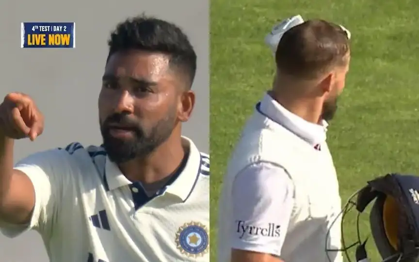 Mohammed Siraj Points Finger At Ben Duckett As Verbal Duel Heats Up On Day 2 In Manchester