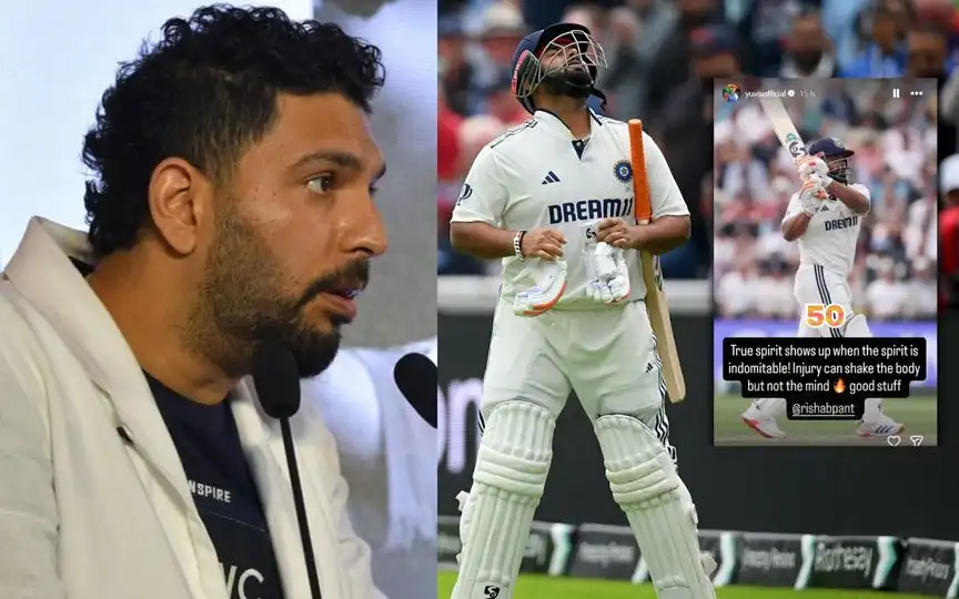 "Spirit Is Indomitable": Yuvraj Singh Pens Special Praise For Pant's Brave Act