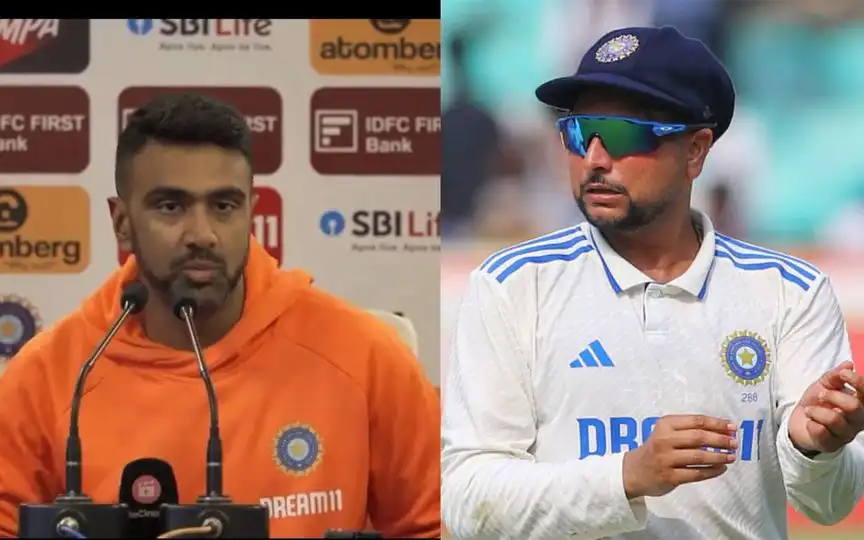 Ashwin Questions Kuldeep's Snub (Source: @rushiii_12/x.com, @academy_dinda/x.com)