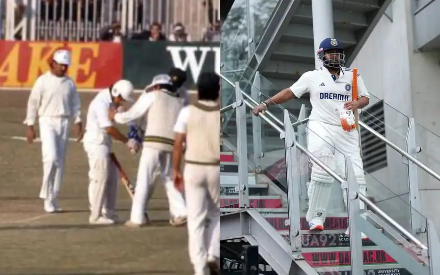 Sachin Tendulkar and Rishabh Pant [Source: @Interstellar06/x.com, AP Photos]
