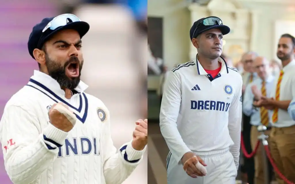 Virat Kohli and Shubman Gill [Source: @MallikarjunaNH, @AhmedGT_/x.com]