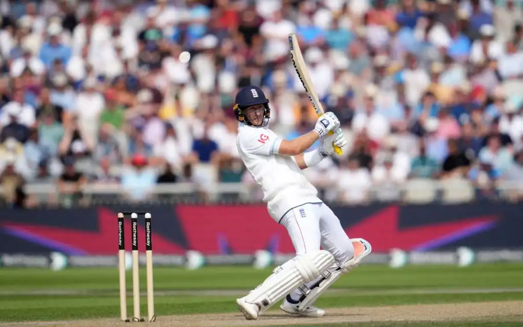 Joe Root in action [Source: AP]