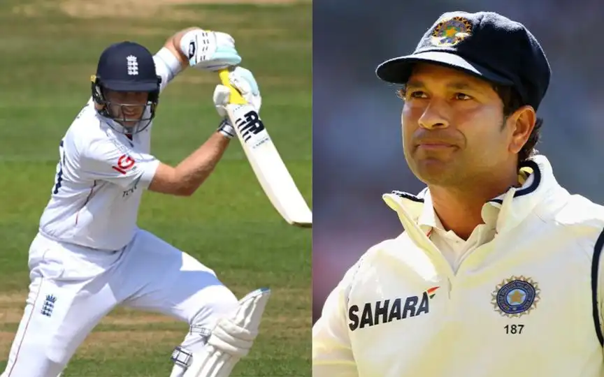 Joe Root and Sachin Tendulkar - (Source: @Johns/X.com)
