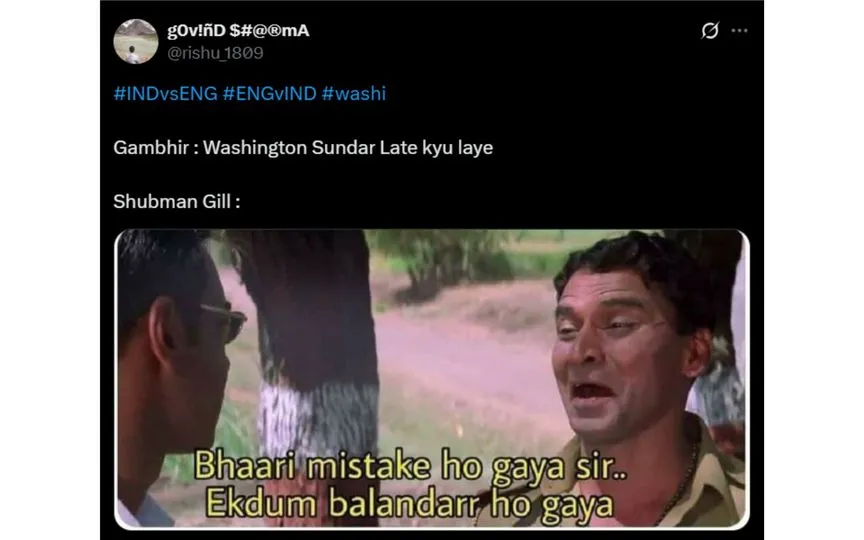 Fans Tweet (Source: @rishu_1809/X.com)