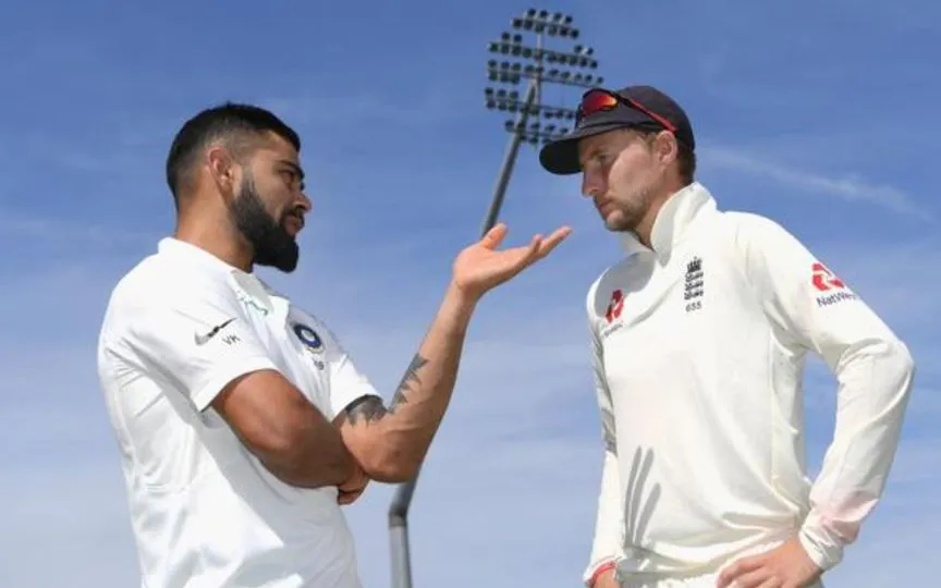 Virat Kohli and Joe Root. [Source - @Johns/x.com]