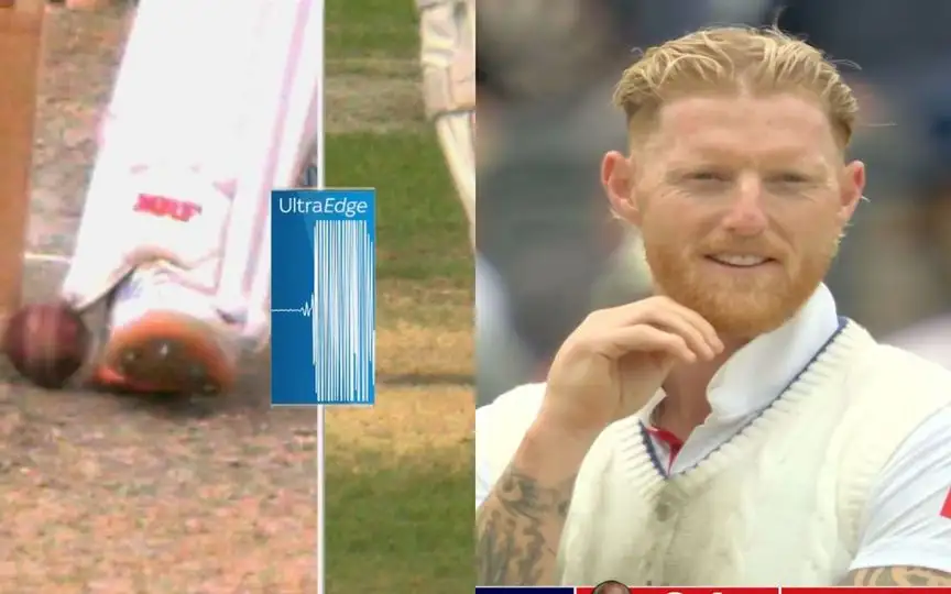 Shubman Gill survived a really close LBW shout [Source: @@anuragdas_gupta/X]