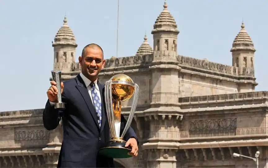 MS Dhoni has led India to three ICC Trophies (x.com/@mufaddal_vohra)