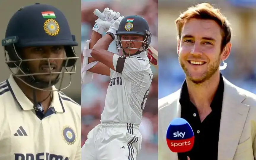 Stuart Broad analyses Sai-Jaiswal failure in India's second innings [Source: @RichKettle07/X.com]