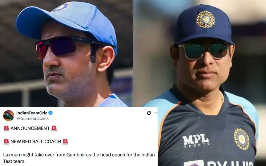 Fact Check: Is VVS Laxman Replacing Gautam Gambhir As India's Head Coach In Test Format?