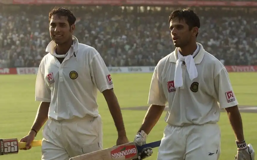 VVS Laxman and Rahul Dravid. [Source - @Johns/x.com]