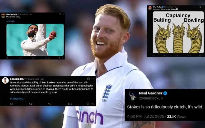 "Ridiculously Clutch": Internet Hails Ben Stokes' Grit As He Bowls Despite Niggle