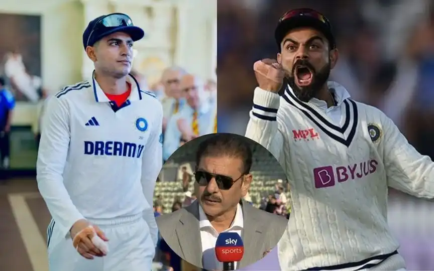 Shastri compares Gill to Kohli [Source: @JassPreet96, @ViratKohli38129, @SkyCricket/X.com]