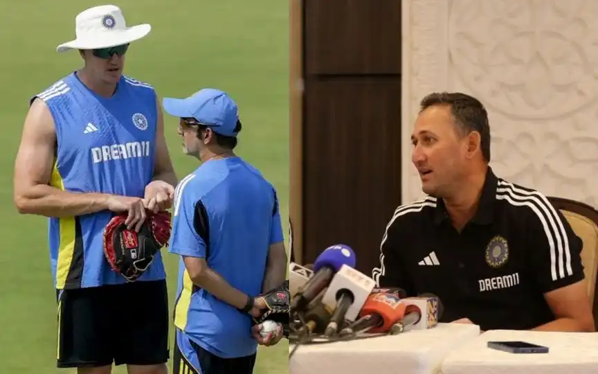Gautam Gambhir and Ajit Agarkar - (Source : @Johns/X.com)