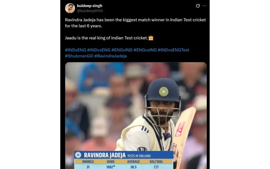 Fan reactions [Source: @kuldeep0745/x]