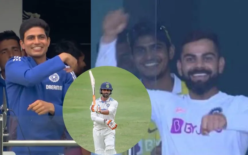 Shubman Gill Mirrors Virat Kohli; Asks Jadeja To Do Sword Celebration After Ton