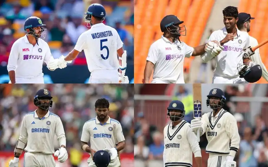 Washington Sundar for India. [Source - @johns/BCCI/x.com]