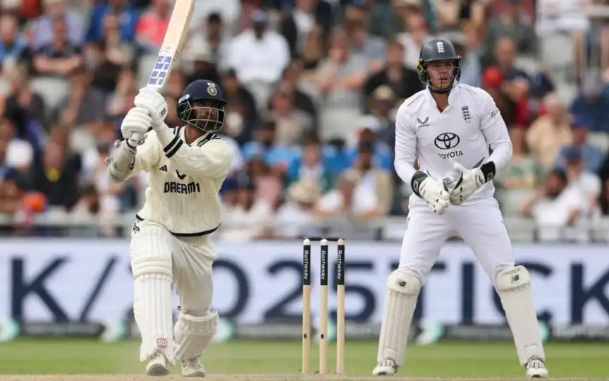 Washington Sundar in Manchester Test. [Source - BCCI/x.com]