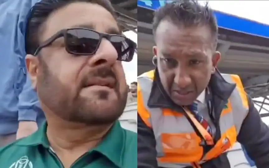 Fan Asked To Take Off Pakistan Jersey During England vs India Match In Manchester