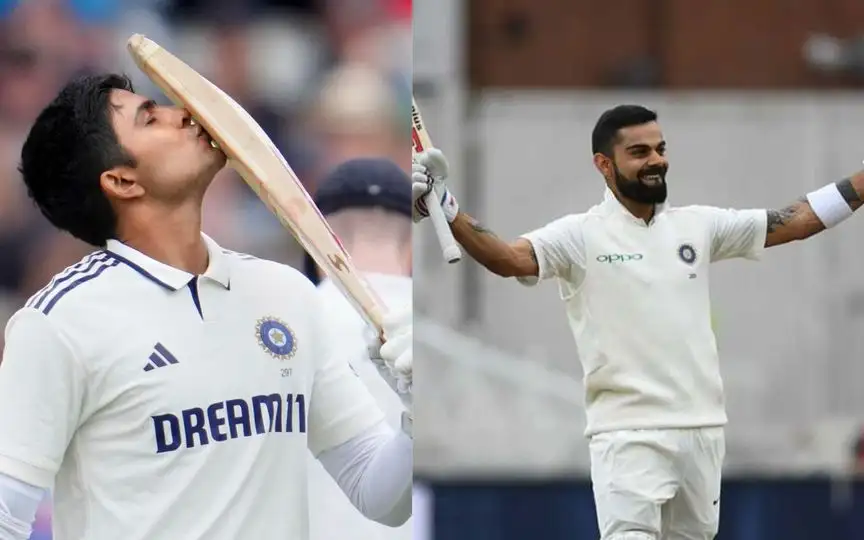Kohli vs Gill in England [Source: AP Photo, @AbhijitVK18/x.com]
