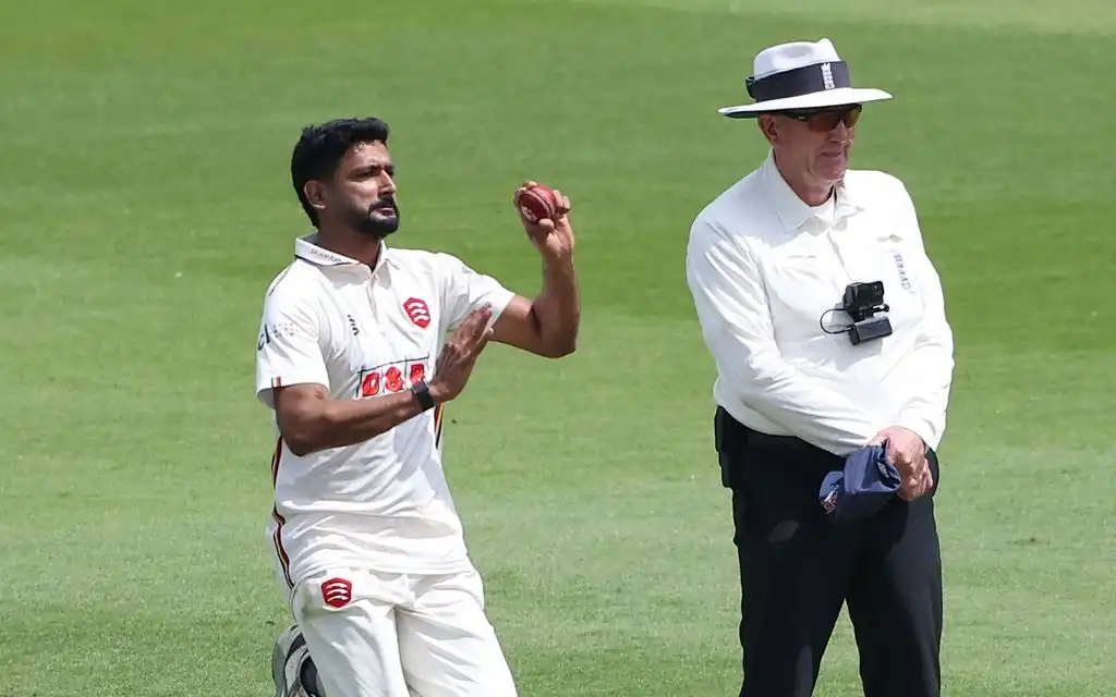 Khaleel Ahmed [Source: @EssexCricket/X.com]
