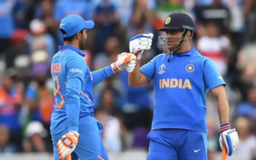 MS Dhoni and Ravindra Jadeja - (Source: @Johns/X.com)
