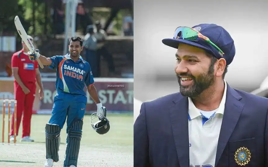 Rohit Sharma from beginning to now (X.com/@85_Vs_Aus & @rushiii_12)